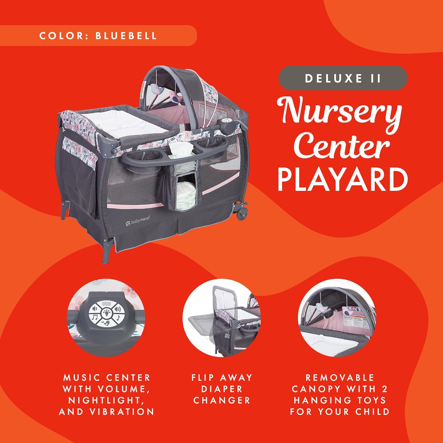 Deluxe II Nursery Center, Bluebell - PLAYPEN ONLY