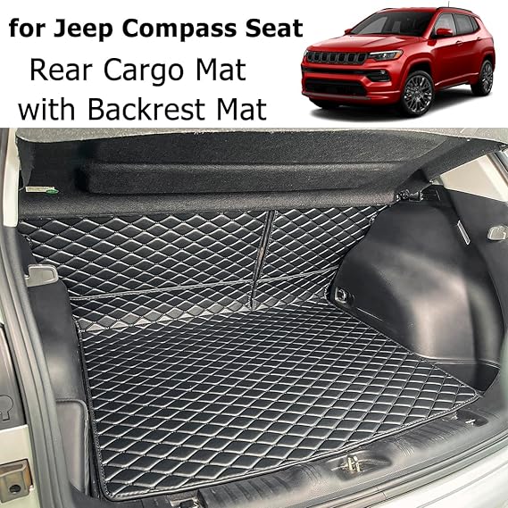 2016-2025 Jeep Compass Trunk Mat and Rear Backrest Mat Cargo Liners