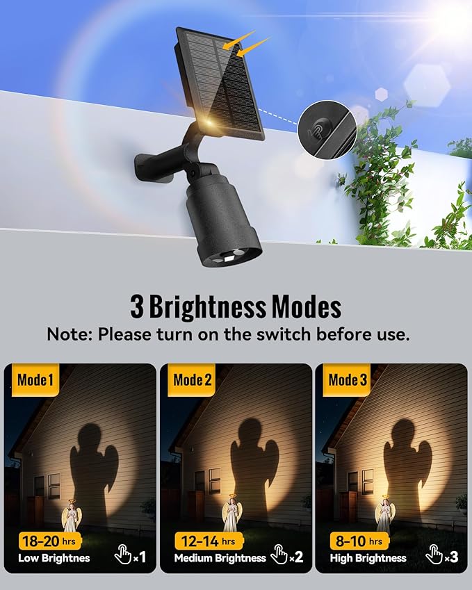 Solar SpotLights Outdoor 6 Pack