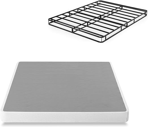 5 Inch Metal Smart Box Spring, 700 lbs Mattress Foundation, Strong Frame, Easy Assembly, Queen
