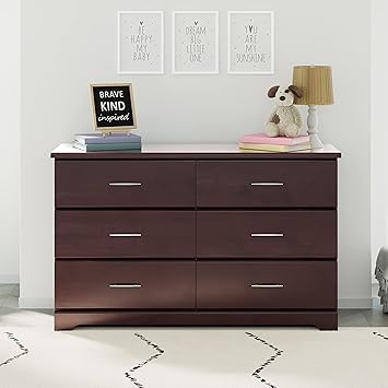 Brookside 6-Drawer Dresser (Espresso)