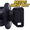 Starter Ignition Switch Replaces John Deere Tractors - Includes 1 Dust Shield Key & 1 Metal Spare Key - Free Carabiner