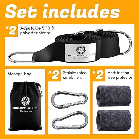 Tree Swing Straps Hanging Kit