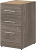 Office 500 3 Drawer File Cabinet-Assembled, Modern Hickory