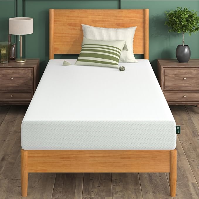 Green Tea Memory Foam Mattress, Twin