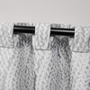 Peconic Light Filtering Back Tab Rod Pocket Curtain Panel Pair, Grey