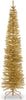 Artificial Christmas Tree, Champagne Gold Tinsel, Includes Stand