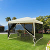 Oxford Pop Up Canopy Tent with Netting, Instant Screen Room House, Tents for Parties, Height Adjustable, with Carry Bag, for Outdoor, Garden, Patio