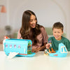 3-in-1 Transforming Plane Playset, Transforms from A Plane to A Resort and a Boat! Opens Up to Expand Out to Wide Holiday Vacation Resort Playset, Over 25 Sounds and Phrases