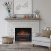 Infrared Quartz Juniper Electric Log Set with Crackling Sound Effect