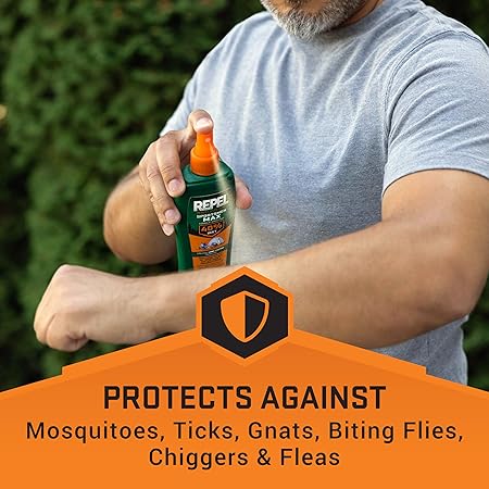 Insect Repellent Sportsmen Max Formula Spray Pump 40% DEET, 12-Pack ,Yellow,