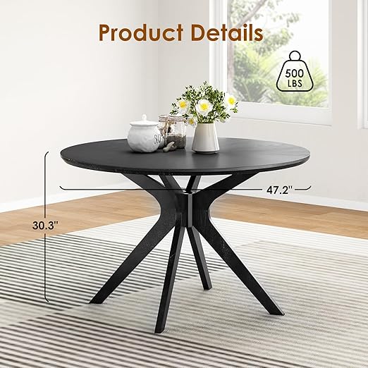 Kitchen Table Round Wood Dining Table TOP