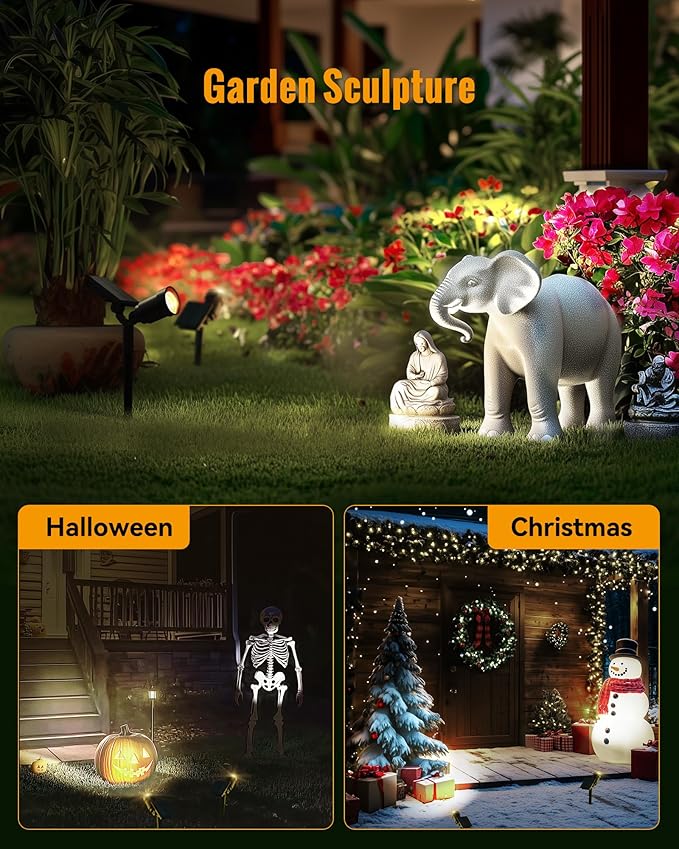 Solar SpotLights Outdoor 6 Pack