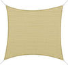 Sun Shade Sail Canopy Outdoor Shade Sail Cloth for Patio Deck Yard with D-Rings and Rope Included, Sand