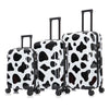 Print 2-Piece Hardside Luggage Sets with Spinner Wheels, Handle, Trolley, (20