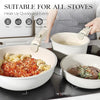 11Pcs Pots and Pans Set Non Stick, Cookware Sets Nonstick Detachable Handle, Induction Kitchen Set Removable Handle, RV Cookware set, Oven Safe