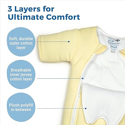 Baby Merlin's Swaddle Transition Product - Cotton - Cream colour