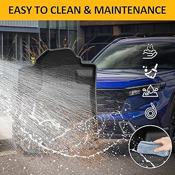 Floor Mats for Honda CRV (Include Hybrid), TPE All Weather Protection Floor Liners, Black