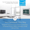 Wi-Fi Smart Color Thermostat, 7 Day Programmable, Touch Screen, Energy Star, Alexa Ready, Gray