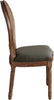 Stella Oval Back Dining Accent Chair, Otter Green