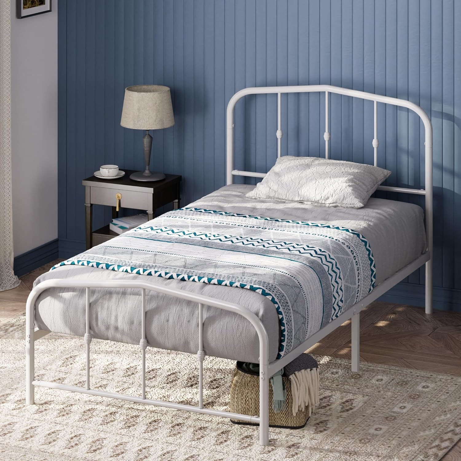 Heidi Metal Platform Bed Frame Twin