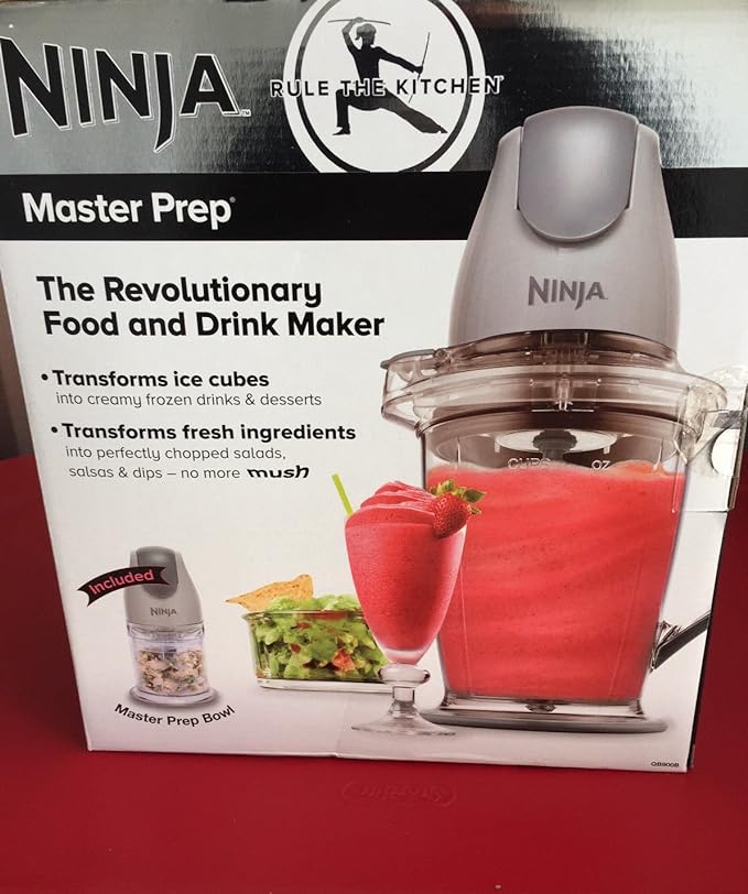 Ninja Master Prep Food & Drink Mixer Gray Blender Processor