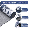Bordered Washable Area Rugs 5x7 Blue