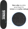 Sonic The Hedgehog Character Skateboards - Cruiser Skateboard with ABEC 5 Bearings, Durable Deck, Smooth Wheels (Choose from Sonic, Knuckles, Tails or Sonic & Friends)