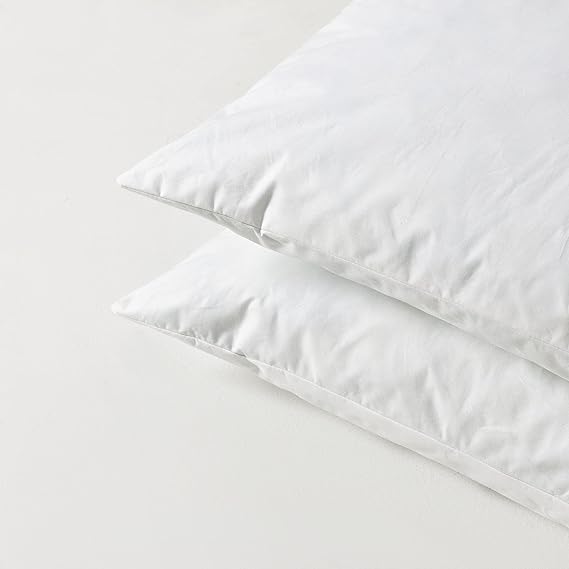 Euro Pillow Inserts-Shredded Memory Foam Fill-High Density Throw Pillow Inserts with Long Support-Home Couch Hotel Collection-Cotton Fabric-2 Pack