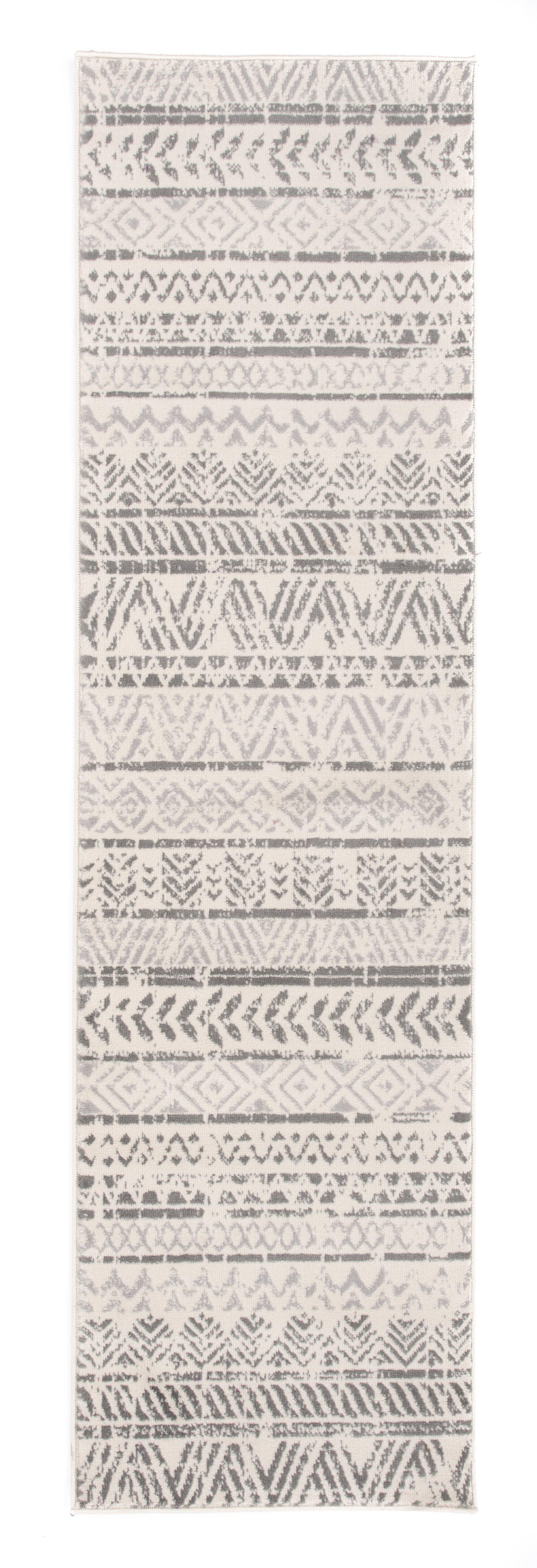 2' x 7' MONACO 843 GRAY AREA RUG