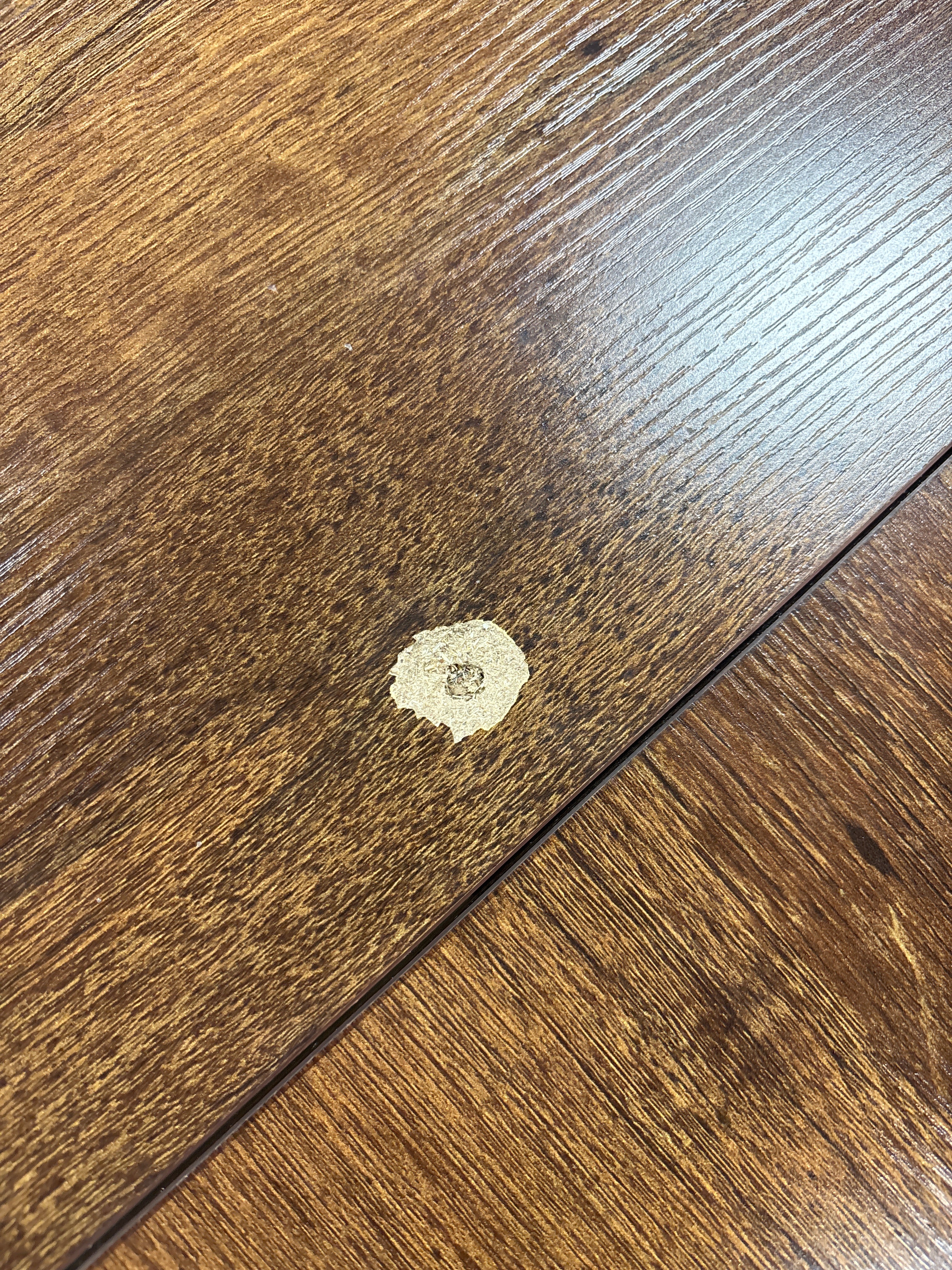 47" Round Dining Table for 4 - Brown SHOWROOM ITEM