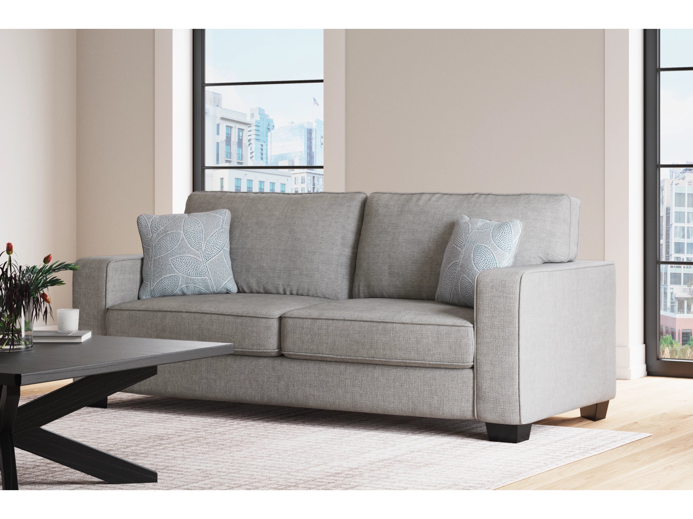 Square arm sofabed SHOWROOM ONLY ITEM