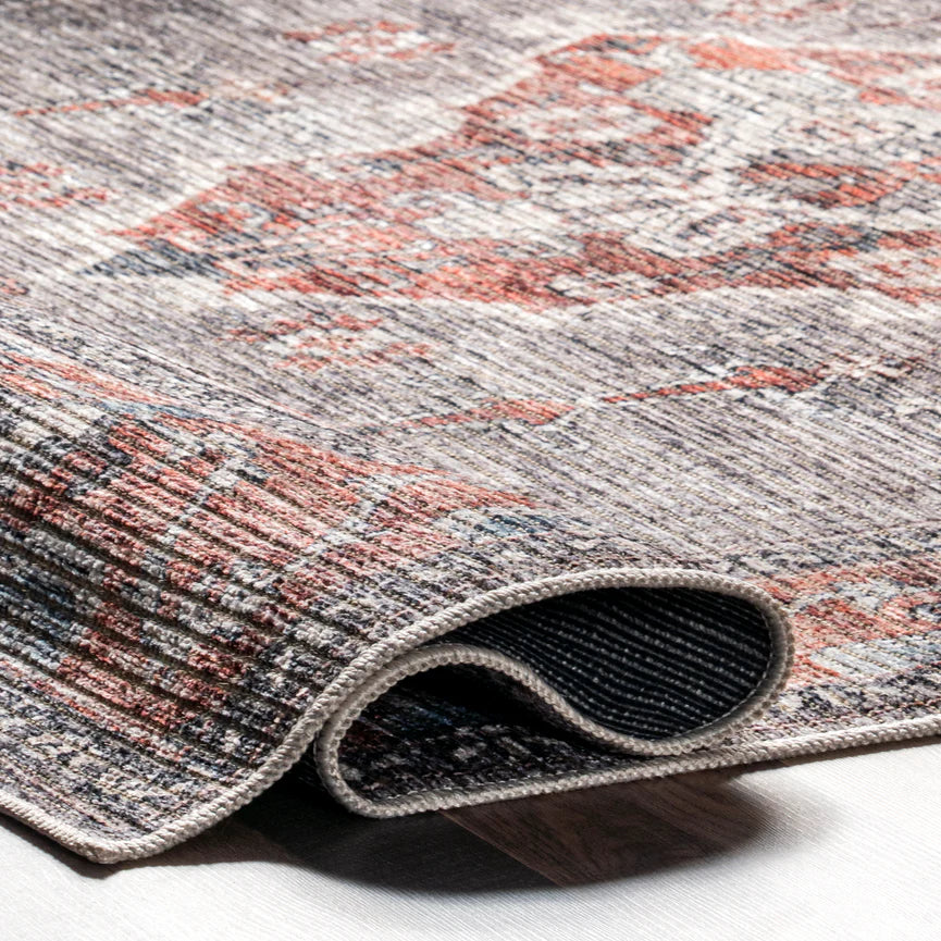 Wild Orchid Machine Washable Area Rug 2' 8" x 8'