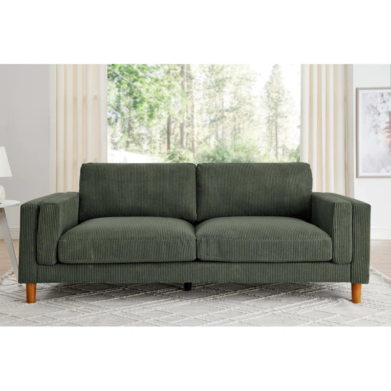 87'' Corduroy Sofa SHOWROOM ITEM ONLY
