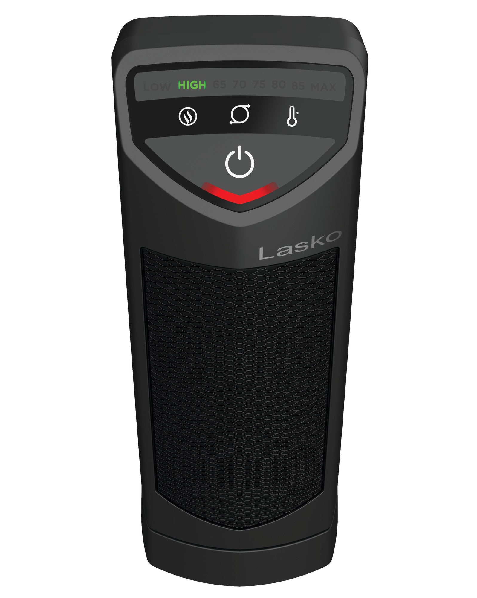 Oscillating Ceramic Electric Tower Space Heater - Black