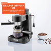 4cup Electric Espresso Cappuccino Maker, Black