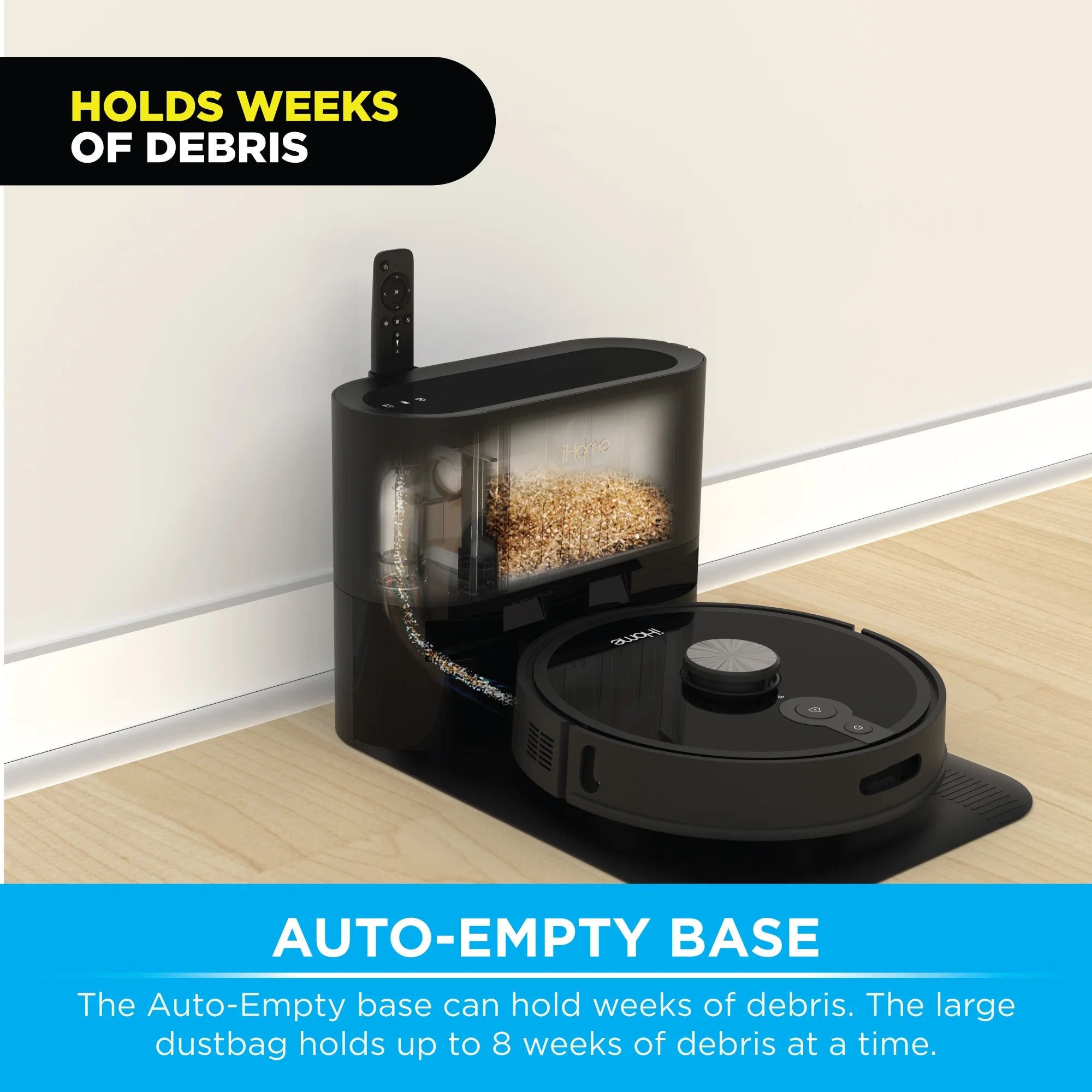AutoVac Nova S1 Pro Self Empty Robot Vacuum, LIDAR Mapping, Strong Suction
