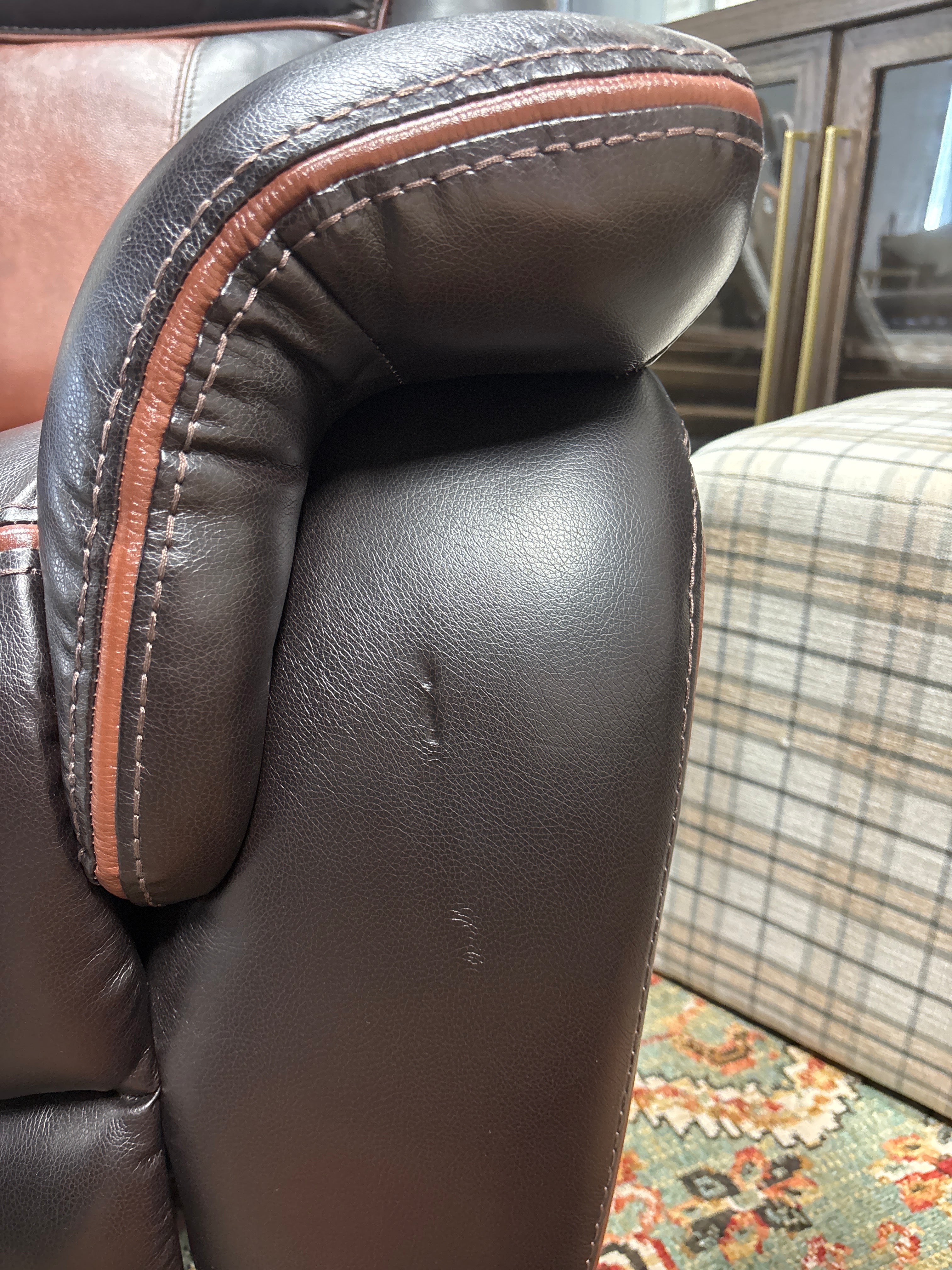 Martinus Faux Leather Recliner SHOWROOM ONLY ITEM
