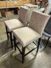 (Set of 2) McLoud Upholstered Counter Stools with Solid Wood Frame SHOWROOM ITEM