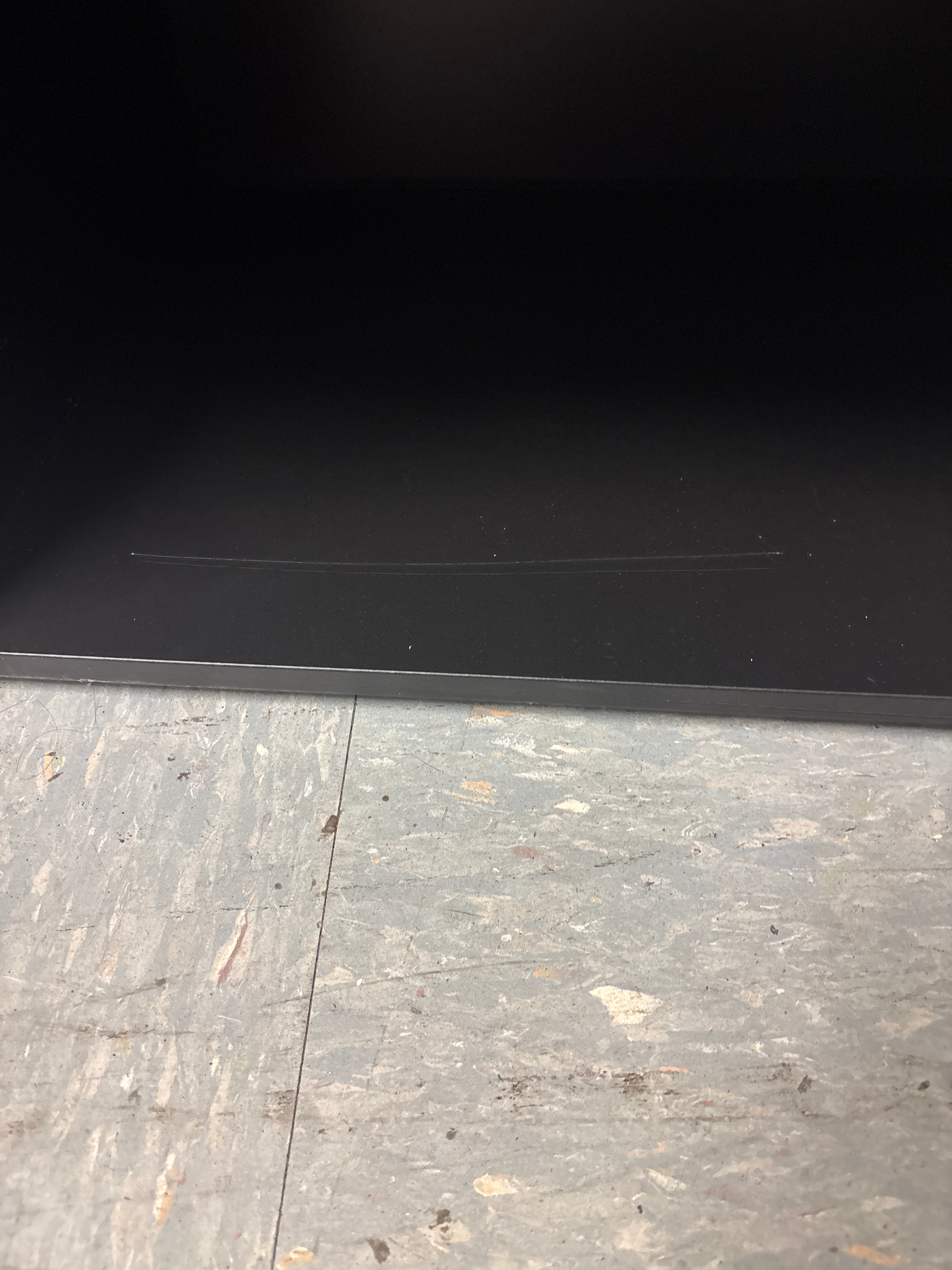 Dorm Storage TV Stand - Black SHOWROOM ITEM