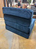 Single-Size Folding Sofa Bed w/Memory Foam - Blue SHOWROOM ITEM