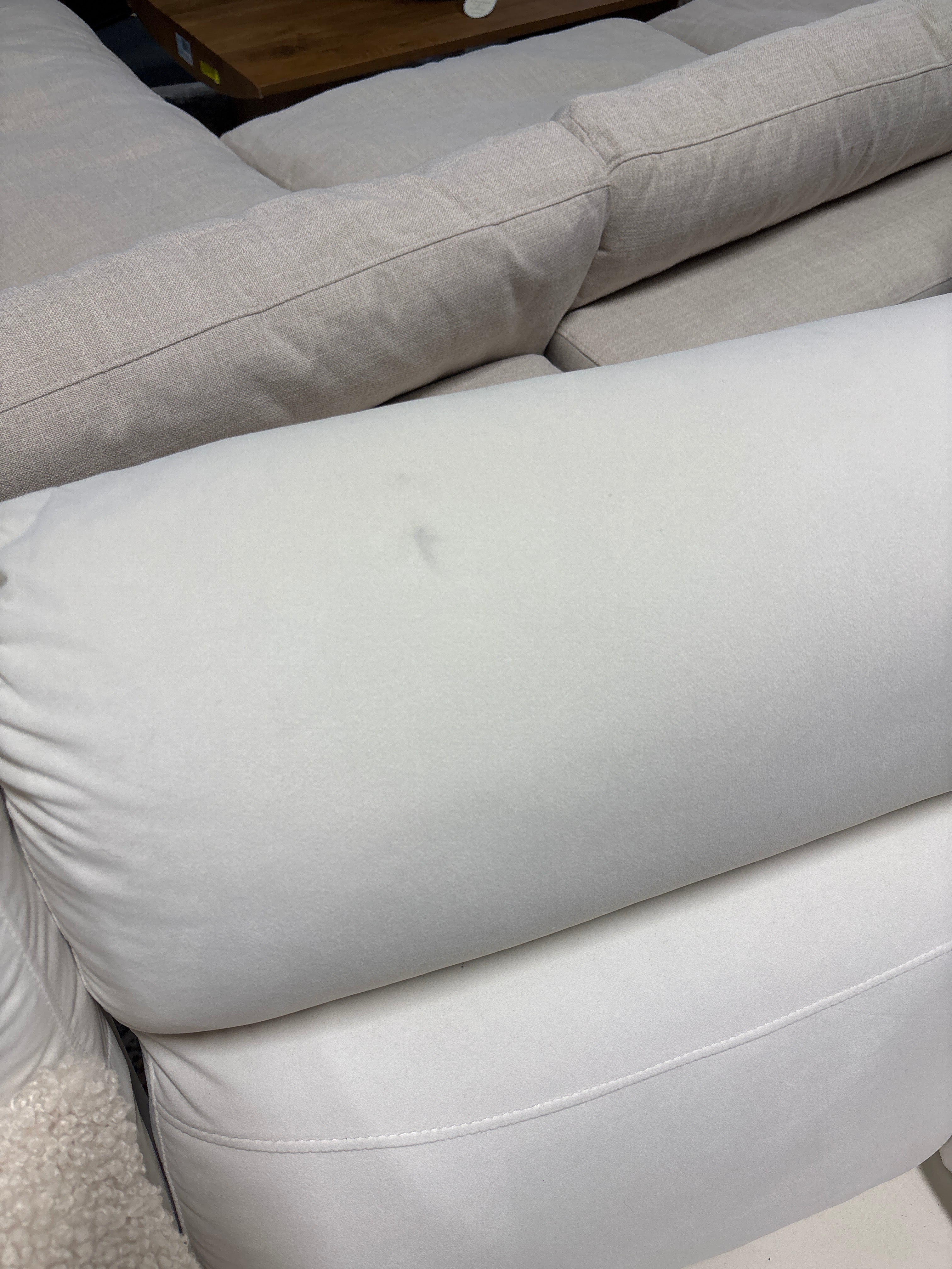 111.4''Recliner Storage Upholstery Sectional Sofa SHOWROOM ITEM