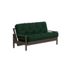 Gel Memory Foam Twin Futon Mattress - Forest Green