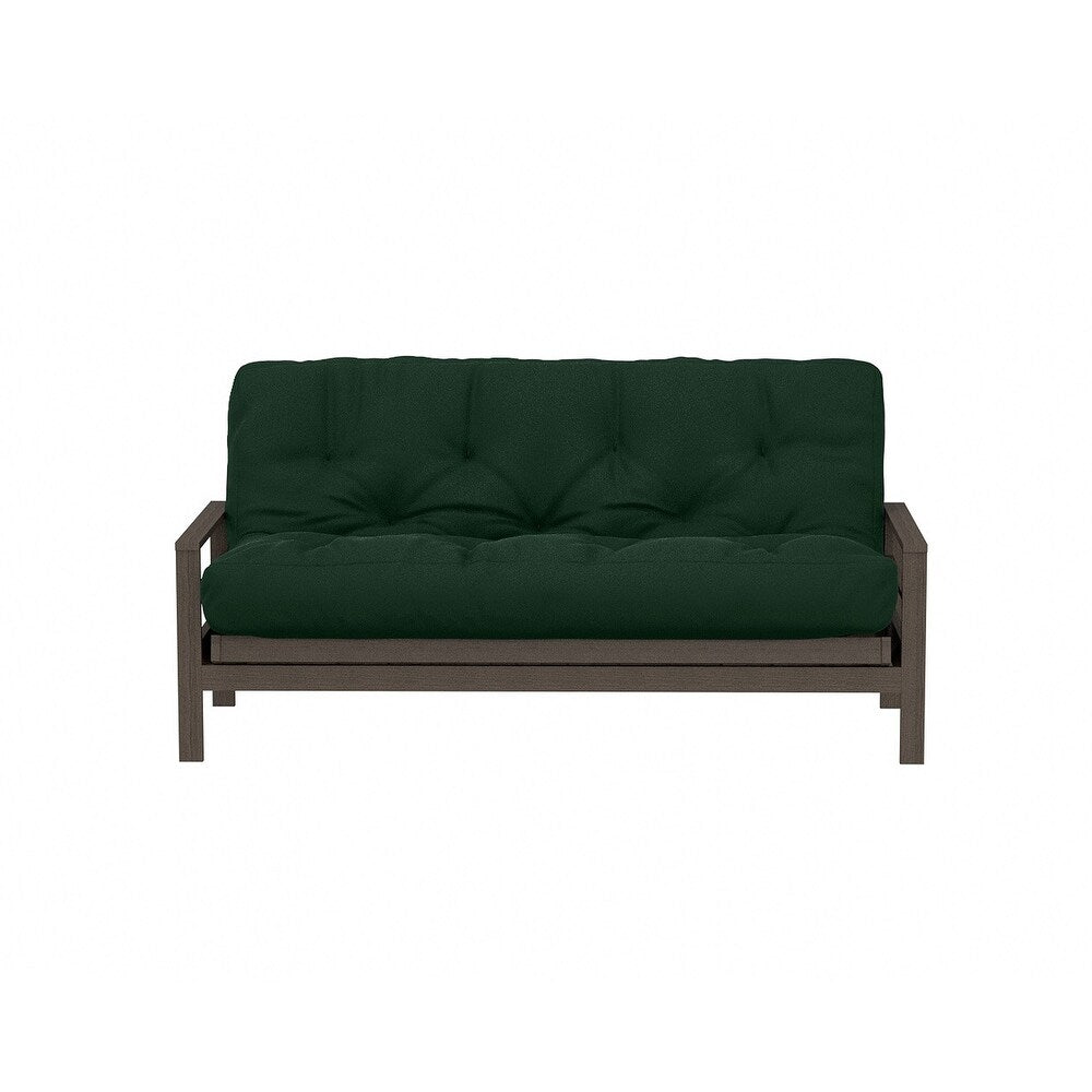 Gel Memory Foam Twin Futon Mattress - Forest Green