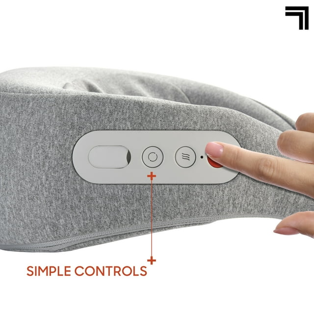 Shiatsu Neck Massager, 3 Intensity Levels and Soothing Heat Mode