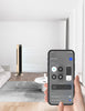 120°Oscillating Bladeless Fan for Bedroom, 25dB Quiet DC Motor, Standing Fan with Remote, 12 Hyper Wind Speeds - Gold