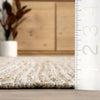 Catherine Solid Farmhouse Fringe Area Rug - 4' x 6' Beige