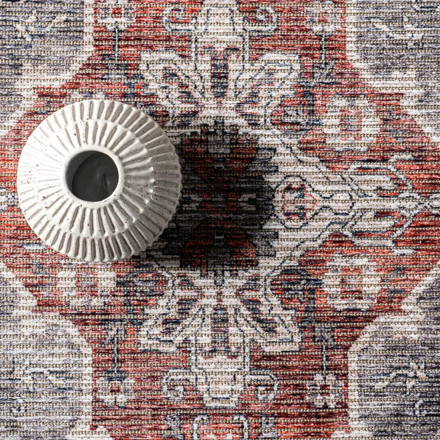 Wild Orchid Machine Washable Area Rug 2' 8" x 8'