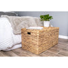 Natural Water Hyacinth Storage Trunk, Large