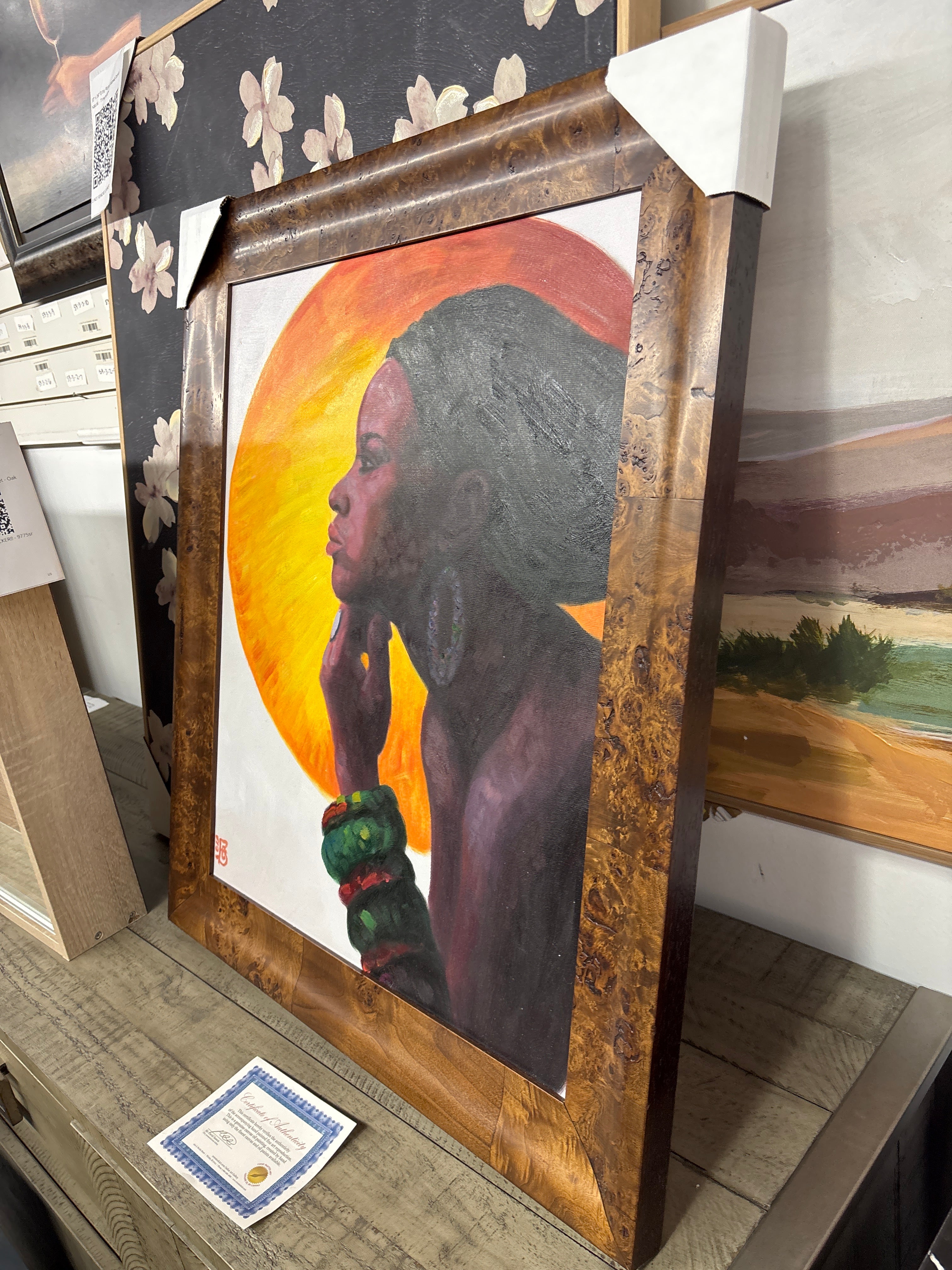 African Sun Reproduction SHOWROOM ITEM